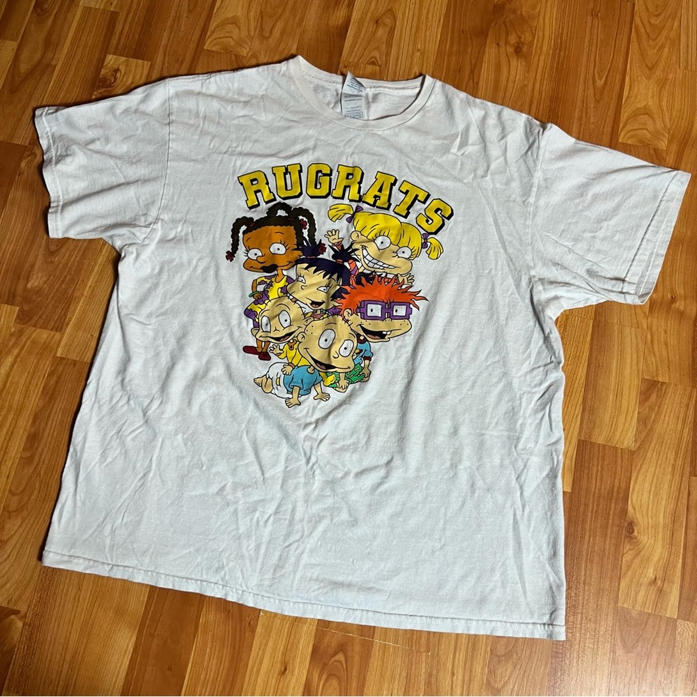 Y2K Rugrats T-Shirt‎ Mens Size XL Delta Pro Weigh Tag White